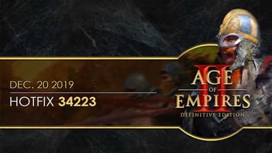 Age of Empires II: Definitive Edition Düzeltme 34223